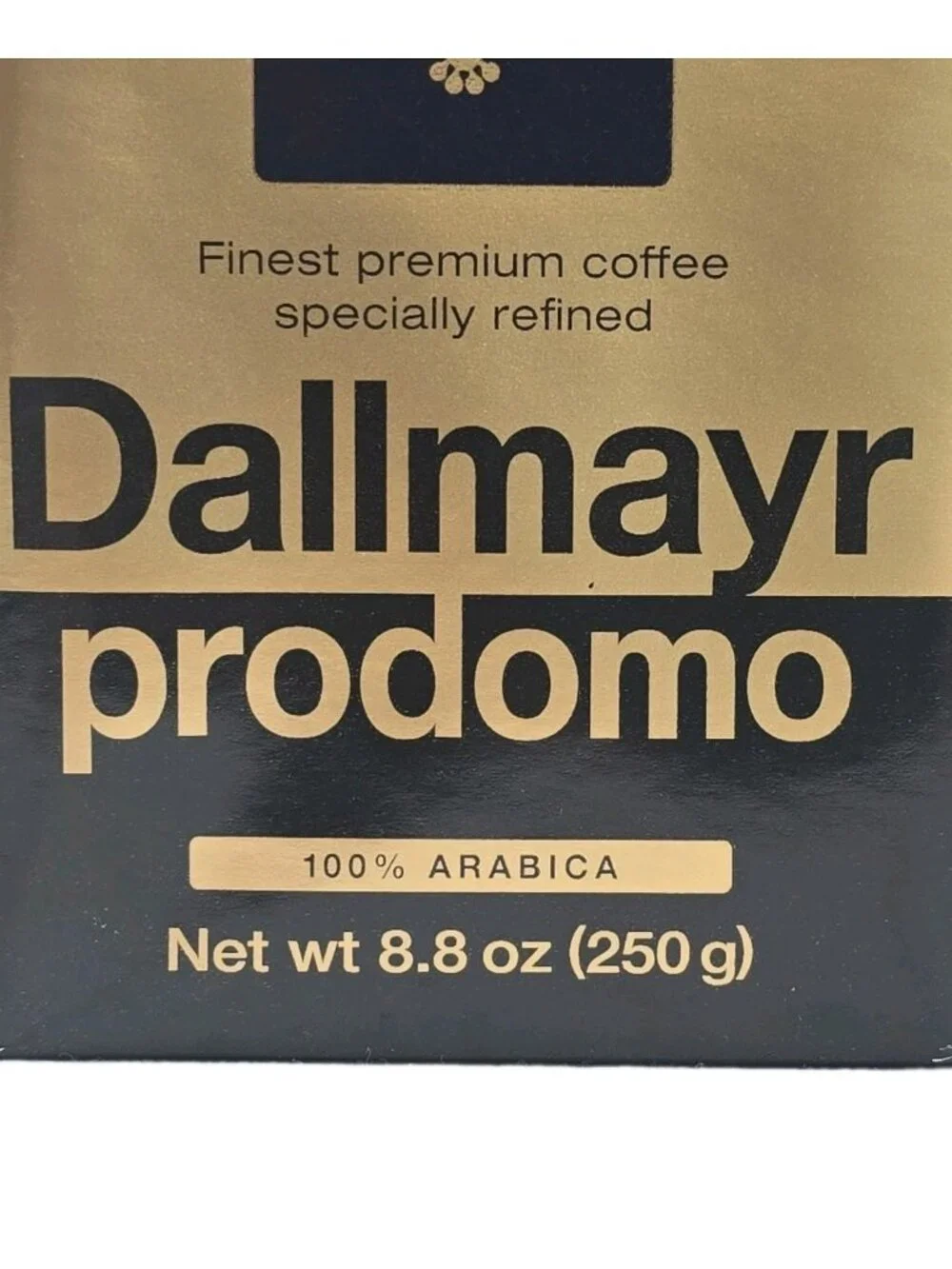 Dallmayr Prodomo Premium Coffee Ground Gold 2-PACK 100% Arabica 8.8 Ounces New
